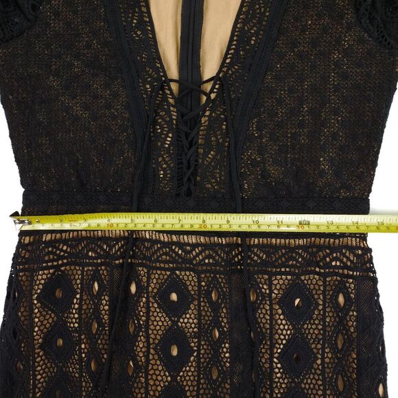 NEW Jen's Pirate Booty Chaouen Maxi Dress Black Lace Whimsigoth Boho Romantic - Picture 4 of 11